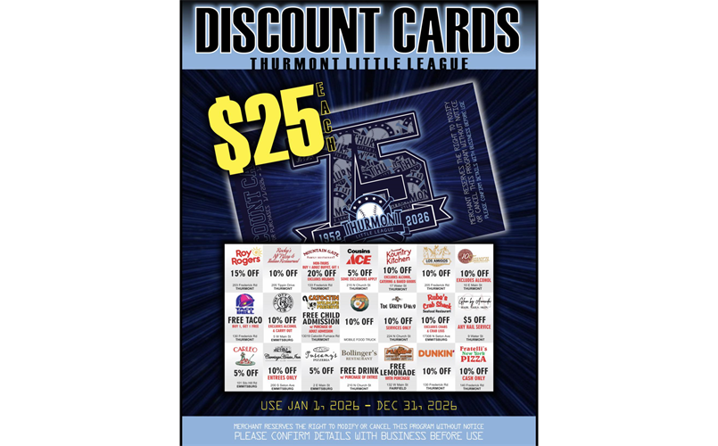 Discount Cards Available!